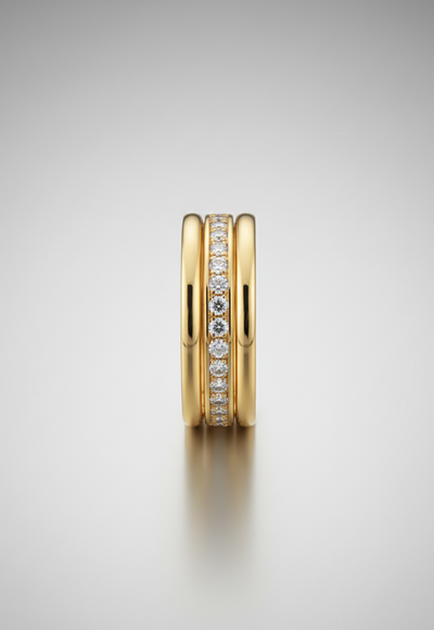 Aurora™ Double Band Gold Ring