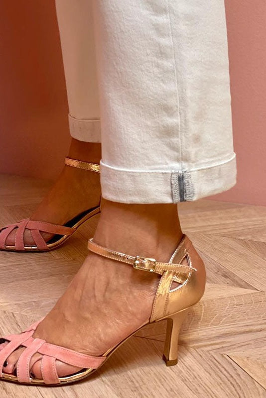 Celleste™ Open-Toe High Heels