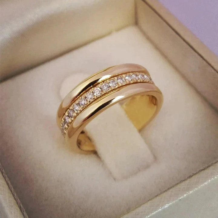 Aurora™ Double Band Gold Ring